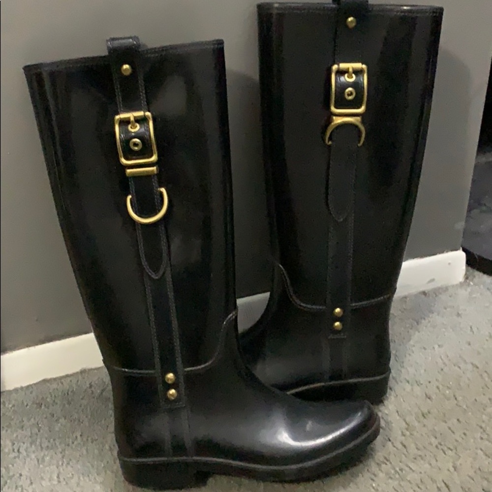 Coach rain boot